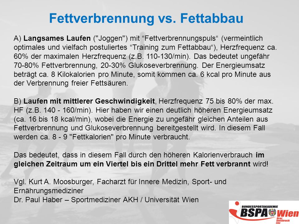 Fettabbau Faktor Livingston